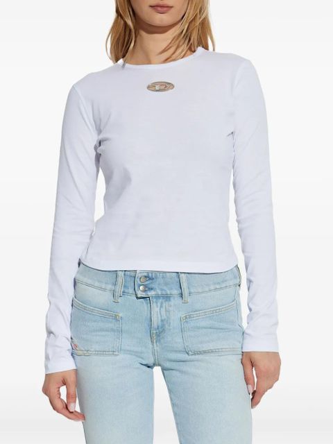 Diesel T-Uncutie long-sleeve logo T-shirt - White - zdjęcie produktu nr 2