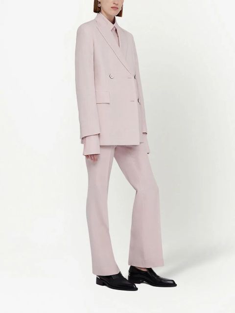Jil Sander pressed-crease tailored trousers - Pink