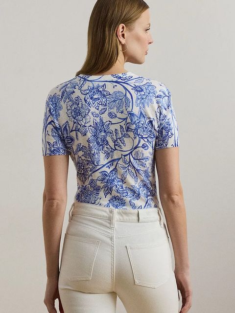 Lauren Ralph Lauren sweter lniany - zdjęcie produktu nr 1