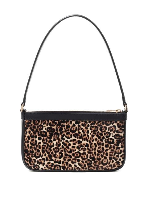 ANINE BING mini Elly leopard-print shoulder bag - Brown