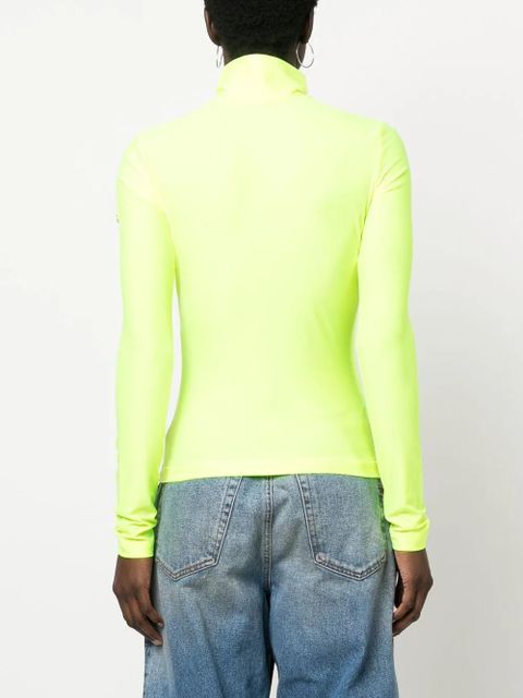 Diesel high collar T-shirt - Yellow