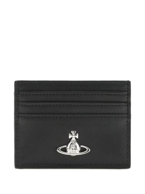 Vivienne Westwood Orb-plaque card holder - Black - zdjęcie produktu nr 1