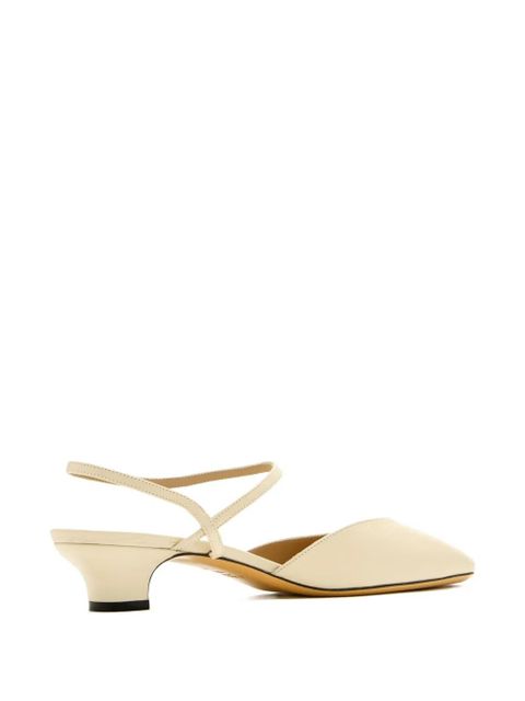 Le Monde Beryl 35mm ankle-strap heeled pumps - Neutrals