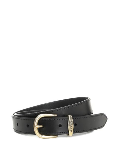 ISABEL MARANT Zadd leather belt - Black - zdjęcie produktu nr 1