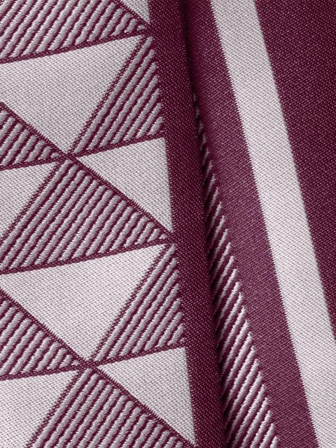 Prada Symbole-pattern silk scarf - Purple - zdjęcie produktu nr 2