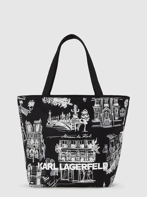 Karl Lagerfeld torebka dwustronna K/SKETCH kolor czarny A4W50058 - zdjęcie produktu nr 2
