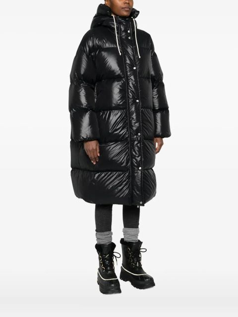 Jil Sander hooded puffer coat - Black