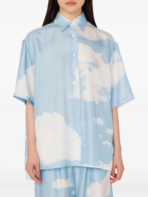 Moschino Archive Clouds shirt - Blue