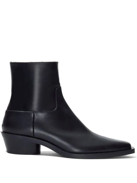 Proenza Schouler pointed-toe calf-leather boots - Black - zdjęcie produktu nr 1