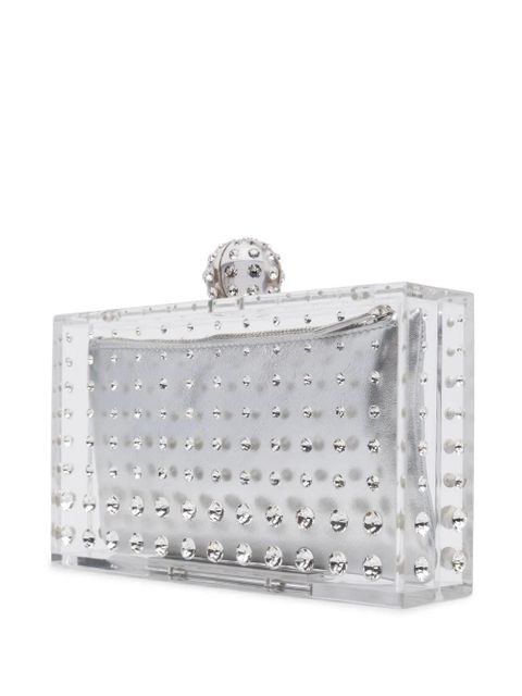 Aquazzura Tequila clutch bag - Neutrals