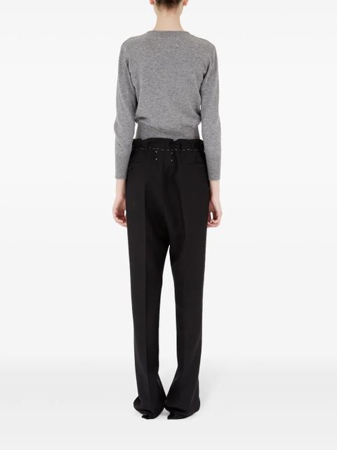 Maison Margiela drawstring trousers - Black