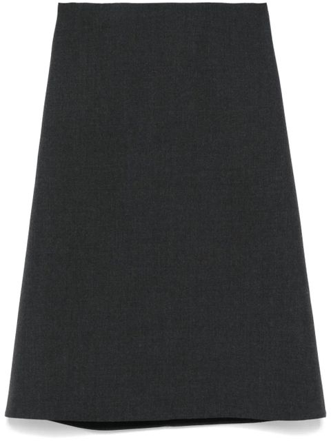 Jil Sander A-line midi skirt - Grey - zdjęcie produktu nr 1