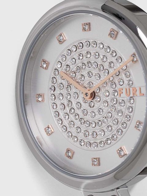 Furla zegarek damski kolor srebrny