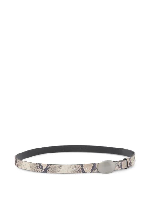 PINKO embossed-leather buckle belt - Grey - zdjęcie produktu nr 2