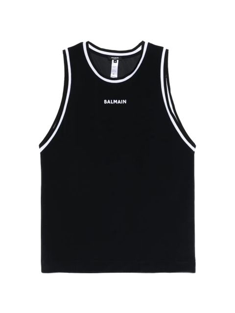 Balmain contrast-trim mini dress - Black - zdjęcie produktu nr 1