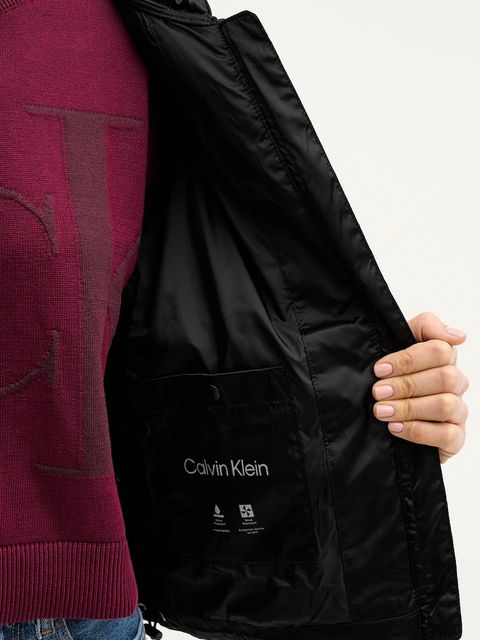 Calvin Klein Jeans kurtka kolor czarny przejściowa LV047E509G