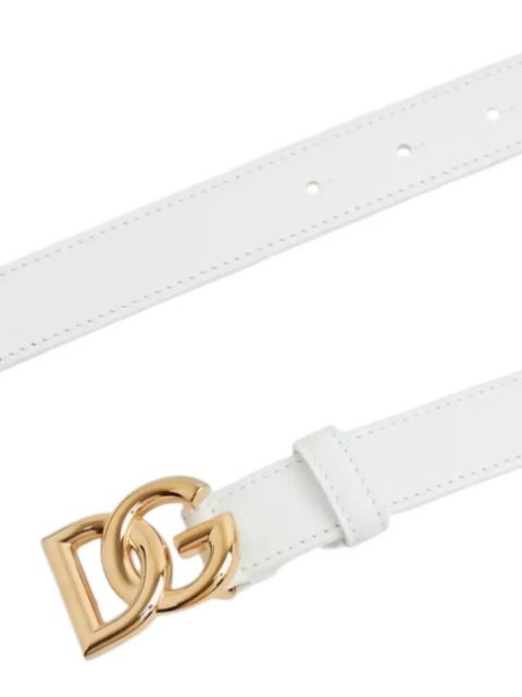 Dolce & Gabbana logo-buckle belt - White - zdjęcie produktu nr 2