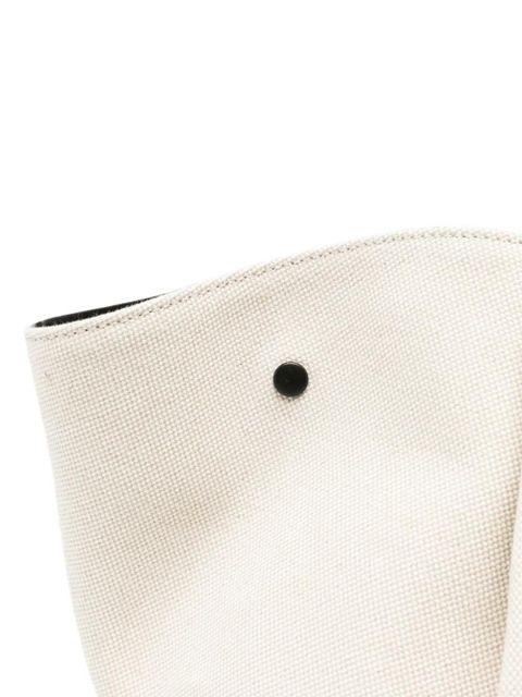 DeMellier New York canvas leather tote bag - Neutrals