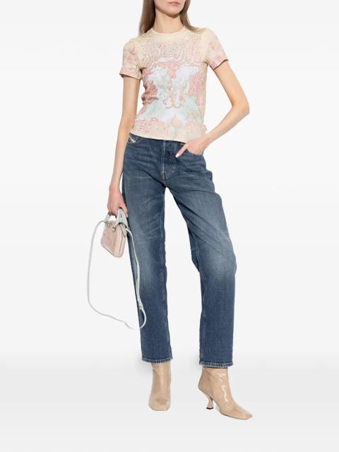 Diesel embellished T-shirt - Neutrals - zdjęcie produktu nr 2