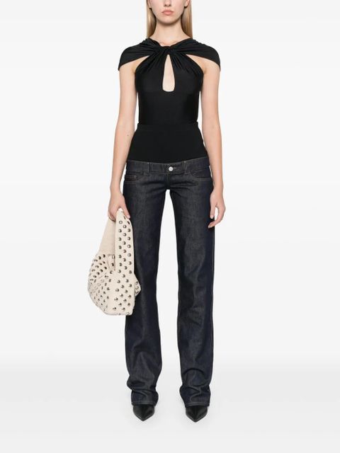 Coperni jersey hybrid jeans - Blue - zdjęcie produktu nr 2