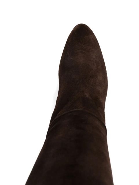 Chloé 85mm Eve suede over-the-knee boots - Brown