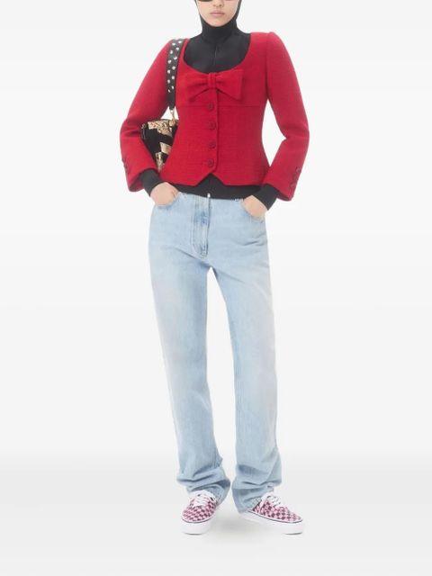 Valentino Garavani VLogo Signature-embossed hoodie - Black