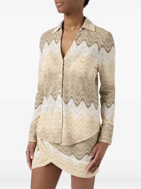 MC2 Saint Barth Joys degradé raschel shirt - Neutrals