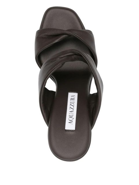 Aquazzura 95mm Twist sandals - Brown