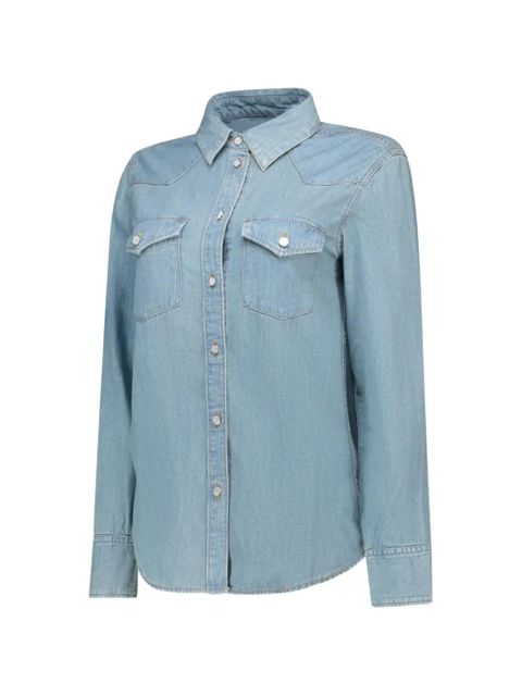 Zadig&Voltaire button flap-pockets shirt - Blue