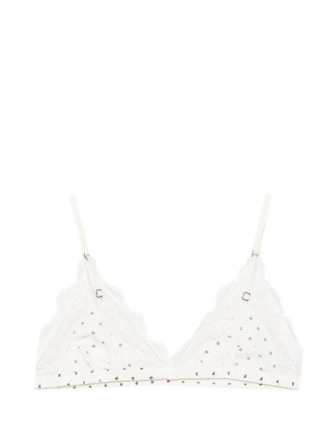 ROTATE BIRGER CHRISTENSEN lace triangle bra - Neutrals - zdjęcie produktu nr 2