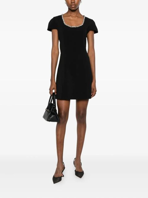 SANDRO crystal-embellished mini dress - Black - zdjęcie produktu nr 2