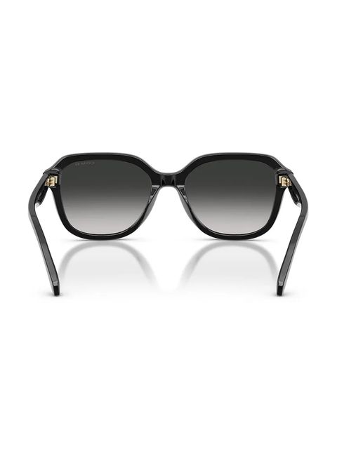 Coach okulary przeciwsłoneczne damskie kolor czarny 0HC8437U