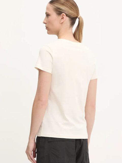 Puma t-shirt bawełniany damski kolor beżowy 685016