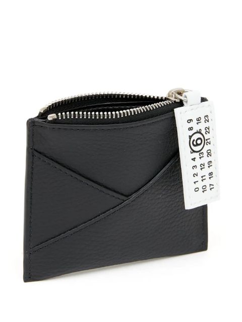 MM6 Maison Margiela Japanese 6 leather coin pouch - Black