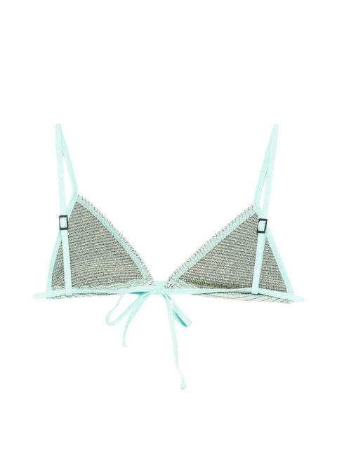 Bond-eye Luana tie bikini top - Blue - zdjęcie produktu nr 2