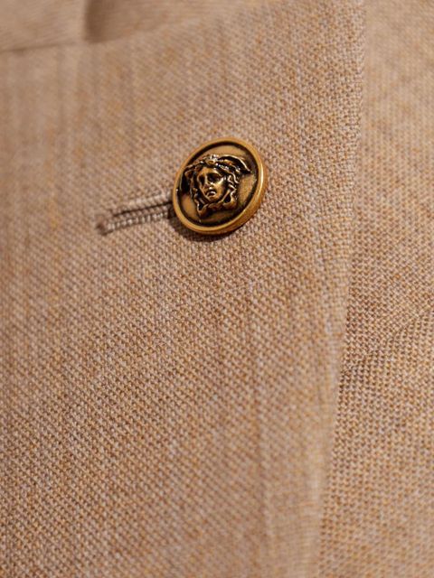 Versace buttoned pocket jacket - Neutrals