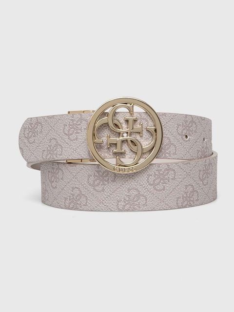 Guess pasek dwustronny NOELLE damski kolor biały BW9166 P4235 - zdjęcie produktu nr 1