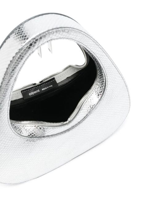 Coperni Swipe leather tote bag - Silver