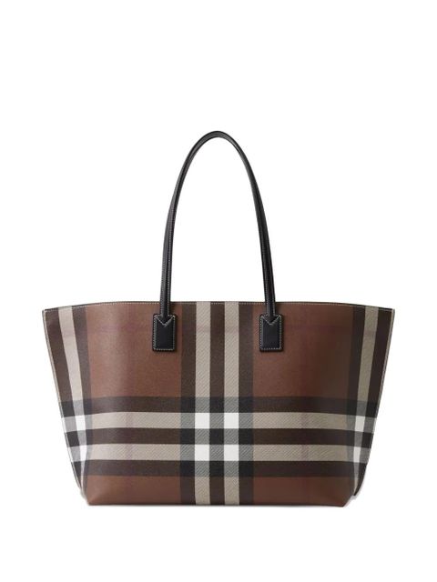 Burberry medium Check tote bag - Brown
