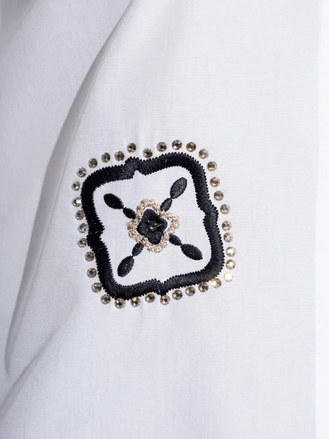 Max Mara embellished shirt - White