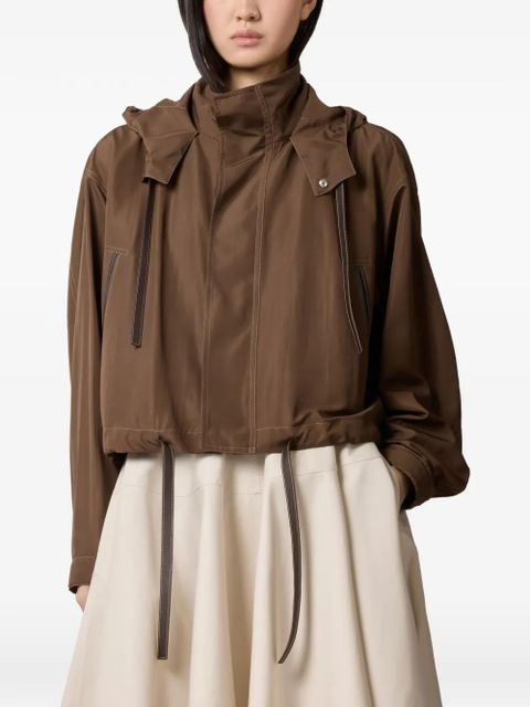 Tod's hooded pocket jacket - Brown