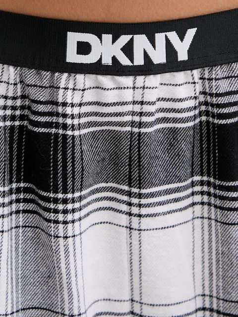 Dkny piżama z dodatkiem bawełny damska kolor biały YI80064