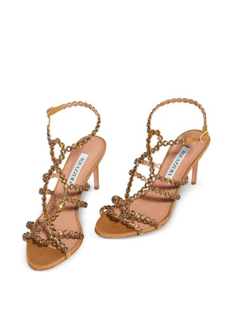 Aquazzura Mooncrush heeled sandals - Brown