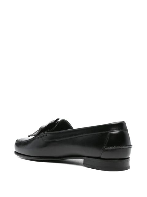 Hereu bow-detail loafers - Black