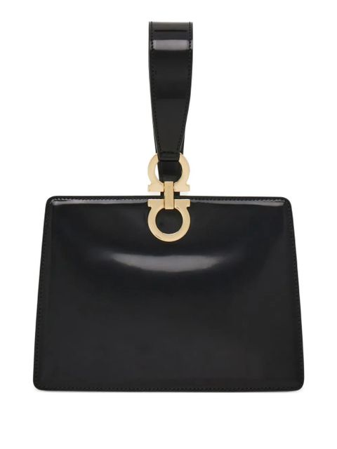 Ferragamo geometric leather handbag - Black - zdjęcie produktu nr 1