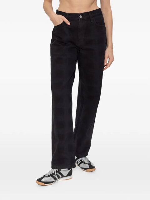 Carhartt WIP logo-patch jeans - Black