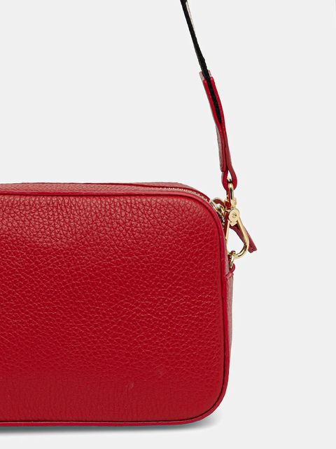 Coccinelle torebka skórzana kolor czerwony E5 MN5 55 I1 01 - zdjęcie produktu nr 2