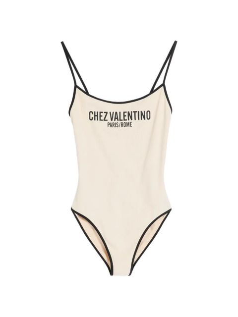 Valentino Garavani lycra piqué swimsuit - Neutrals - zdjęcie produktu nr 1