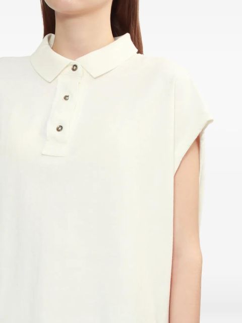Free People sleeveless polo top - Neutrals