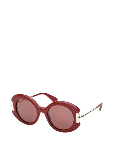 Max Mara Eyewear round-frame sunglasses - Red - zdjęcie produktu nr 2